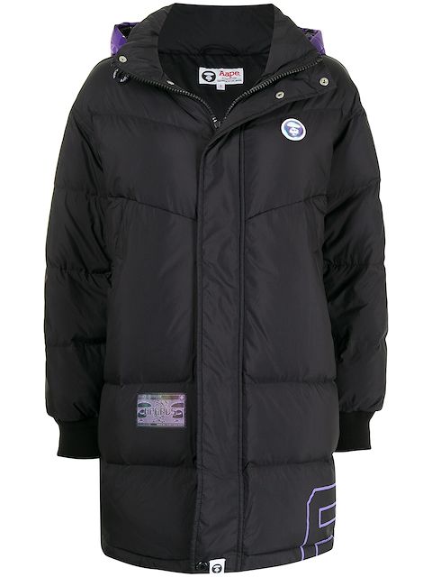 AAPE BY *A BATHING APE® Steppmantel mit Logo