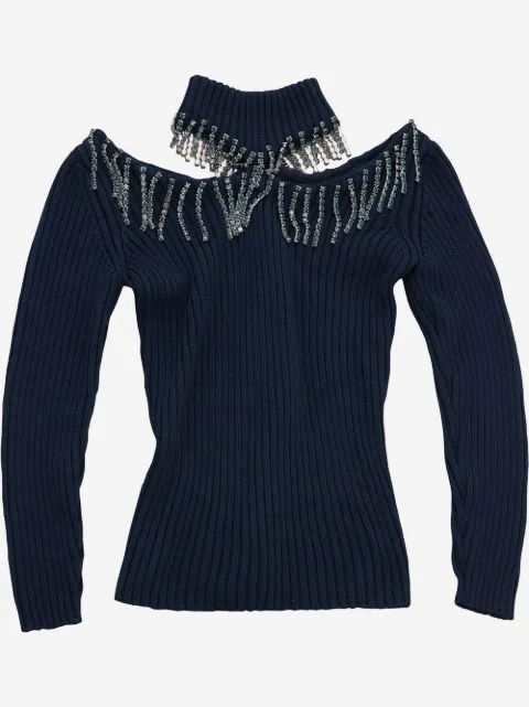 Christopher Kane crystal-embellished jumper