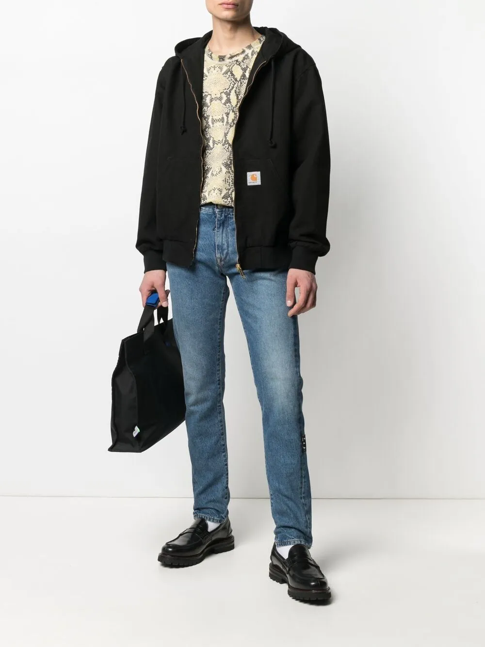фото Carhartt wip худи с нашивкой-логотипом