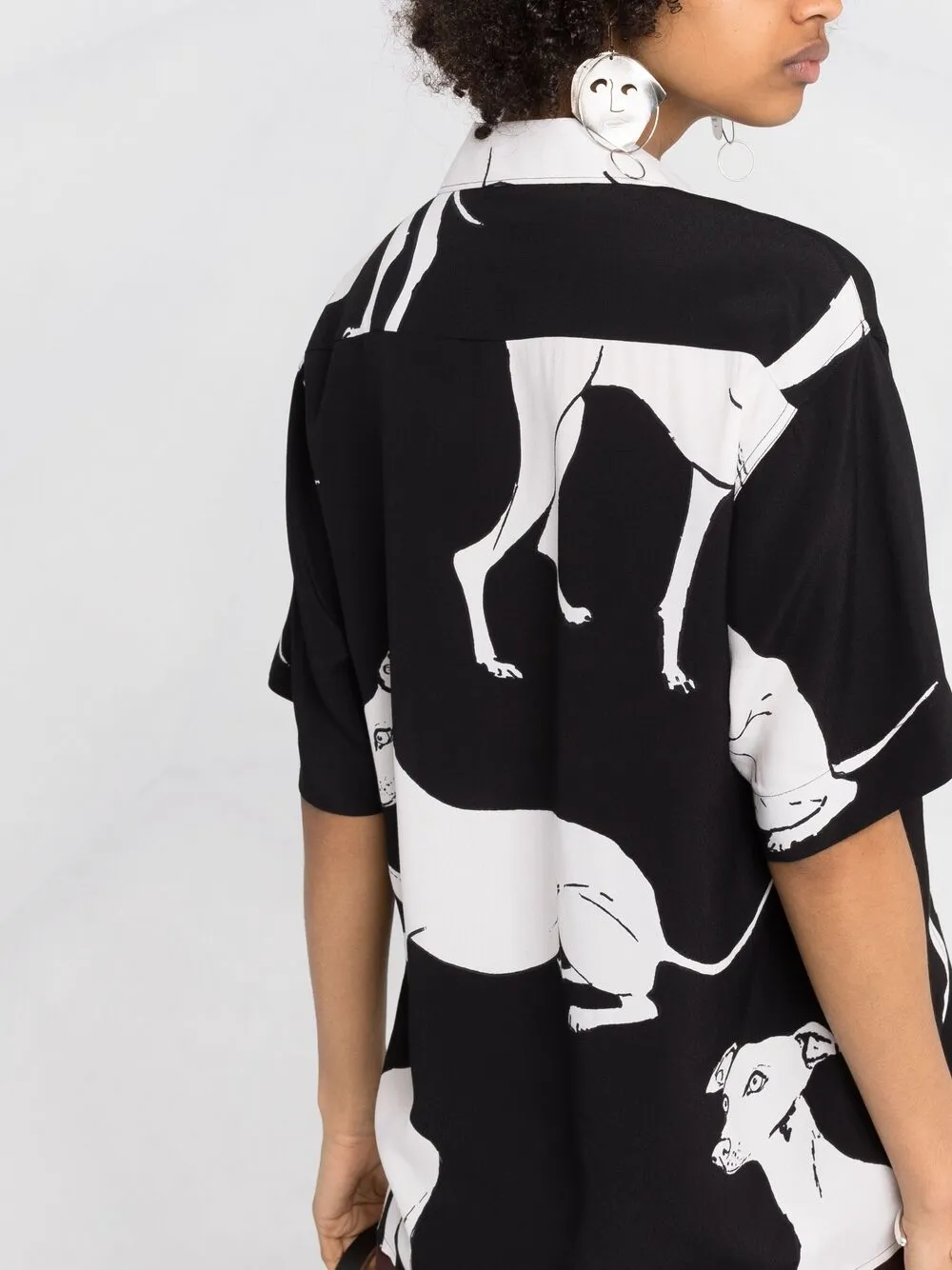 фото Ps paul smith рубашка greyhound с принтом