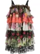 Image 1 of Dolce & Gabbana mixed print silk minidress
