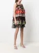 Dolce & Gabbana mixed print silk minidress