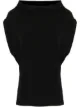Image 1 of Norma Kamali wide-neck sleeveless top