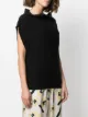 Norma Kamali wide-neck sleeveless top