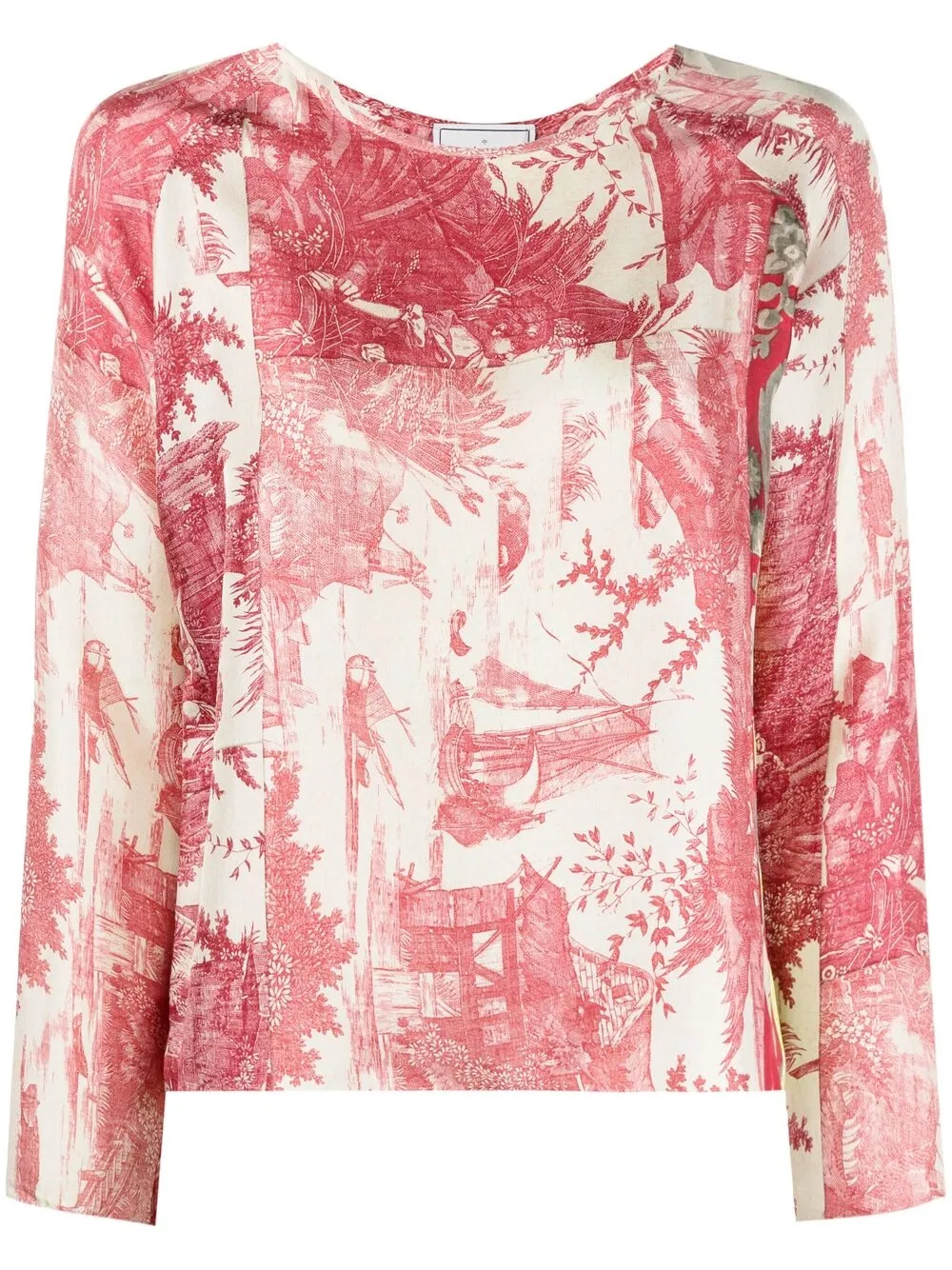 Pierre-Louis Mascia блузка с принтом