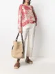 Imagen 2 de Pierre-Louis Mascia blusa de seda con motivo pintado