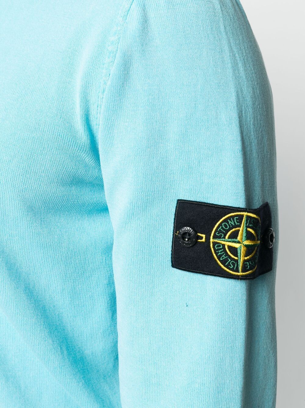 фото Stone island джемпер с круглым вырезом и нашивкой-логотипом