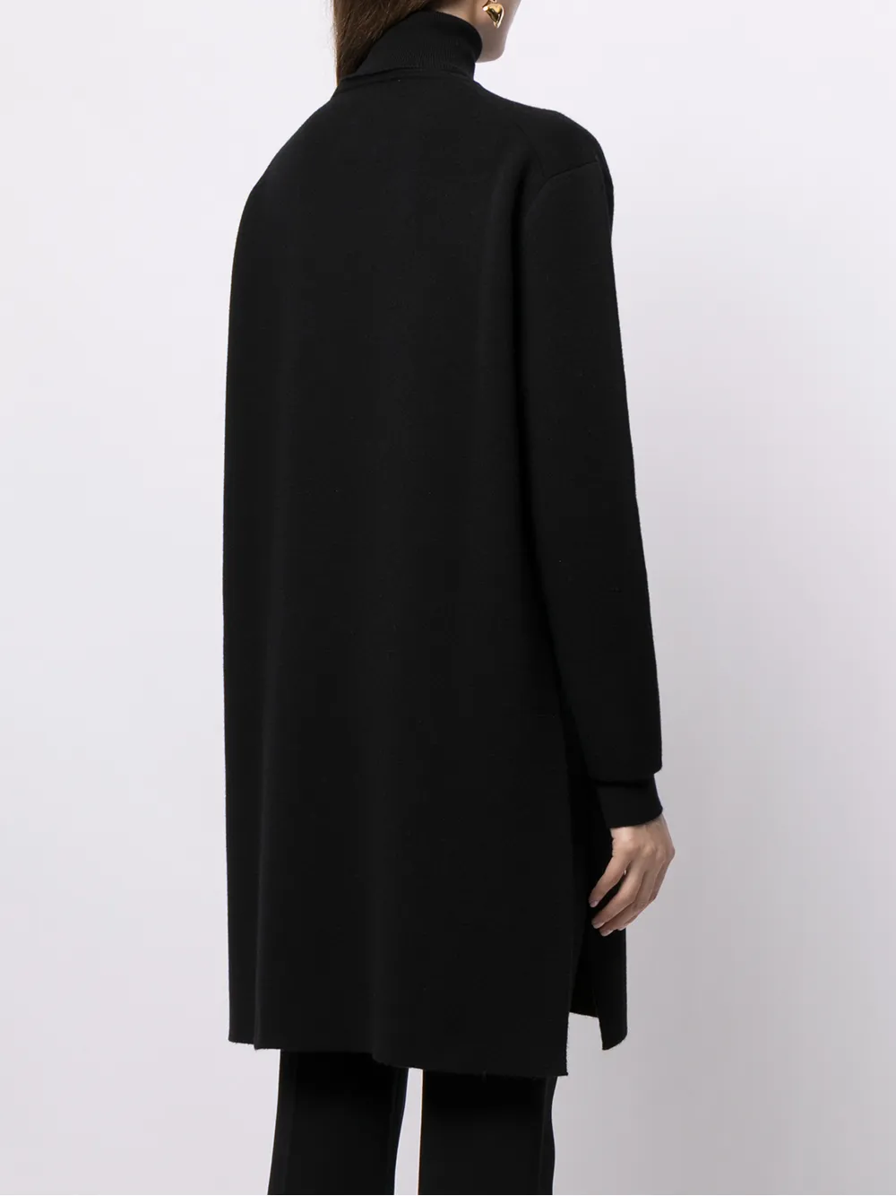 фото Jil sander трикотажное платье с высоким воротником