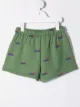Image 2 of Tiny Cottons Doggy Paddle-print track shorts