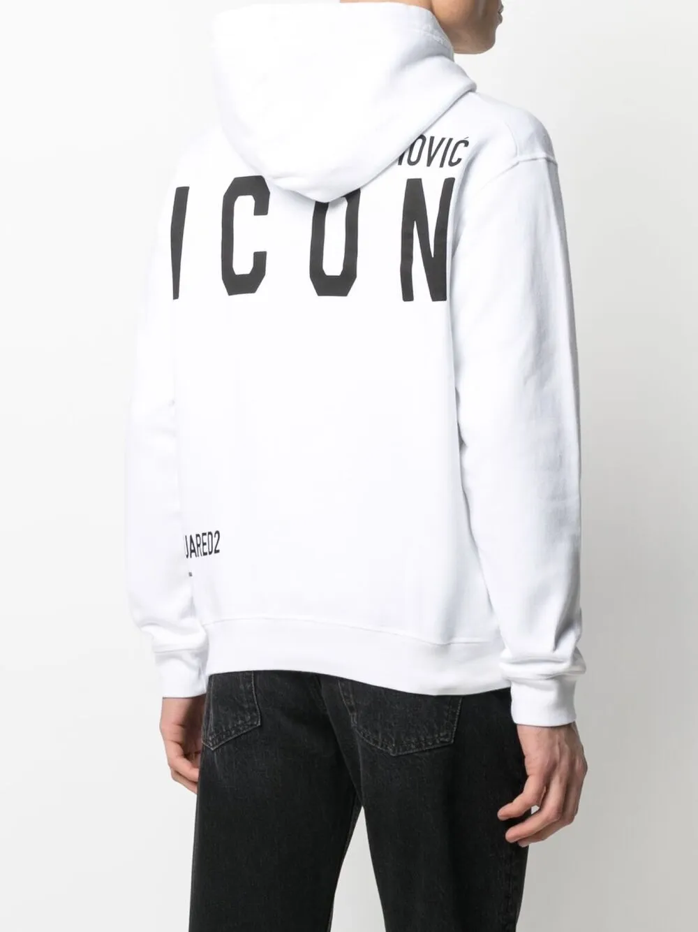 DSQUARED2 X IBRAHIMOVIC ICON COTTON HOODIE