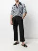 Image 2 of Dolce & Gabbana marine-print silk polo shirt