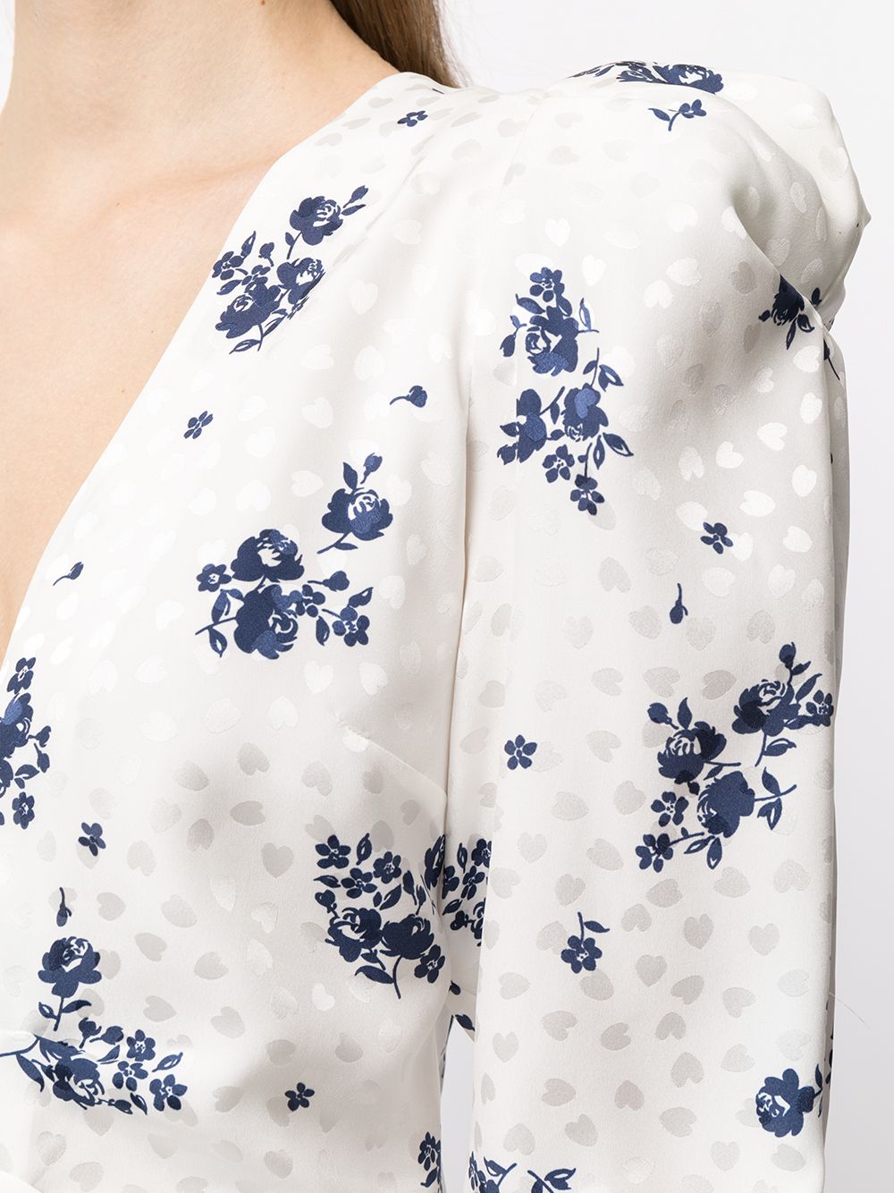 блузка с цветочным принтом ALESSANDRA RICH 165266305250
