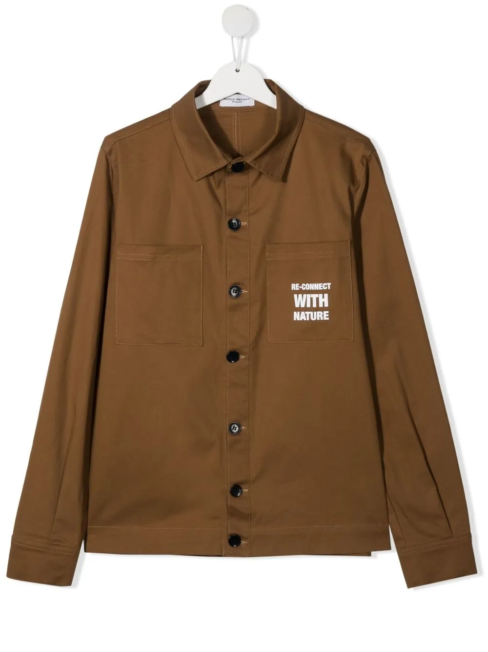 Paolo Pecora Kids куртка в стиле милитари