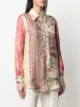 Pierre-Louis Mascia camisa de seda con varios estampados