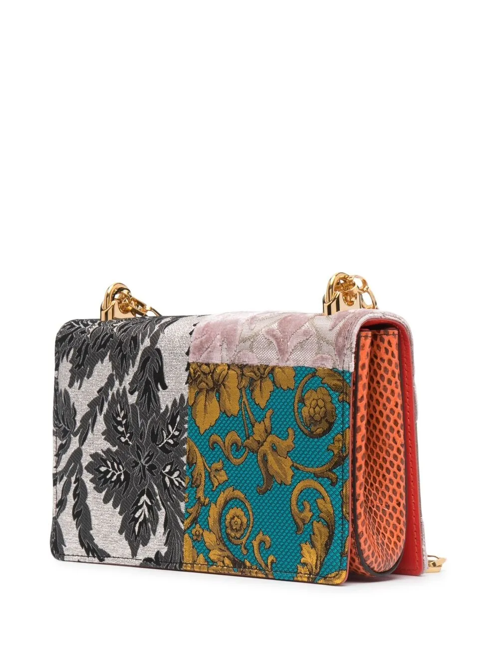фото Dolce & gabbana сумка через плечо dg в технике пэчворк