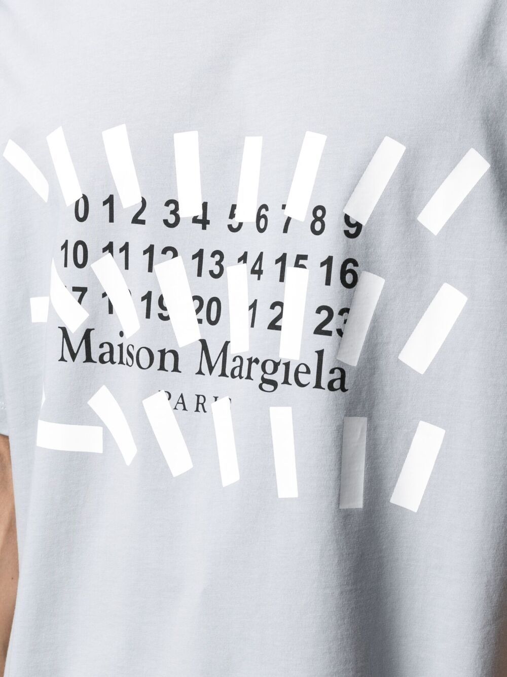 фото Maison margiela футболка оверсайз с логотипом