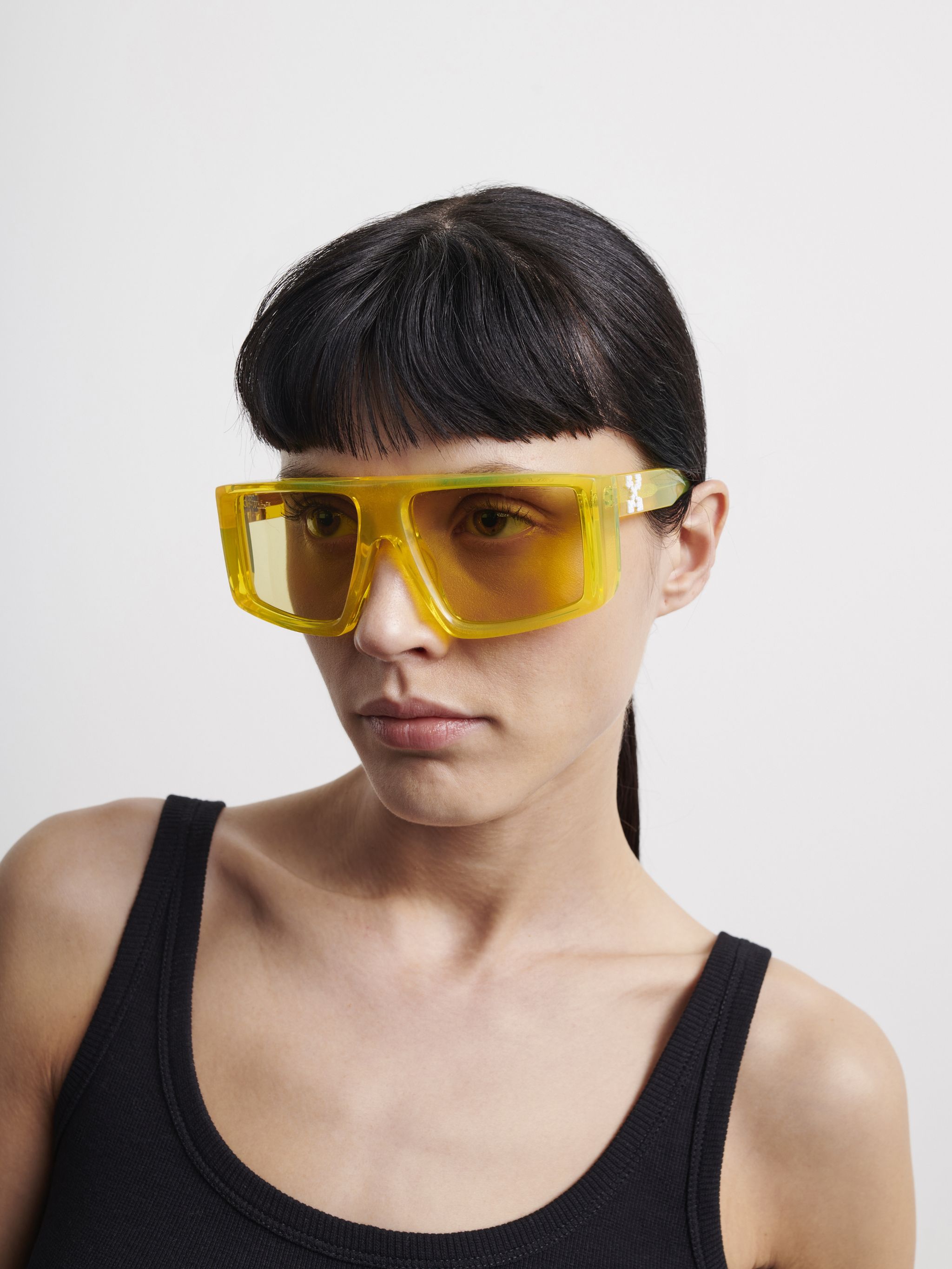 off white sunglasses yellow