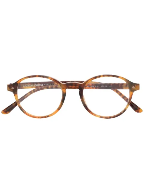 Giorgio Armani round frame glasses