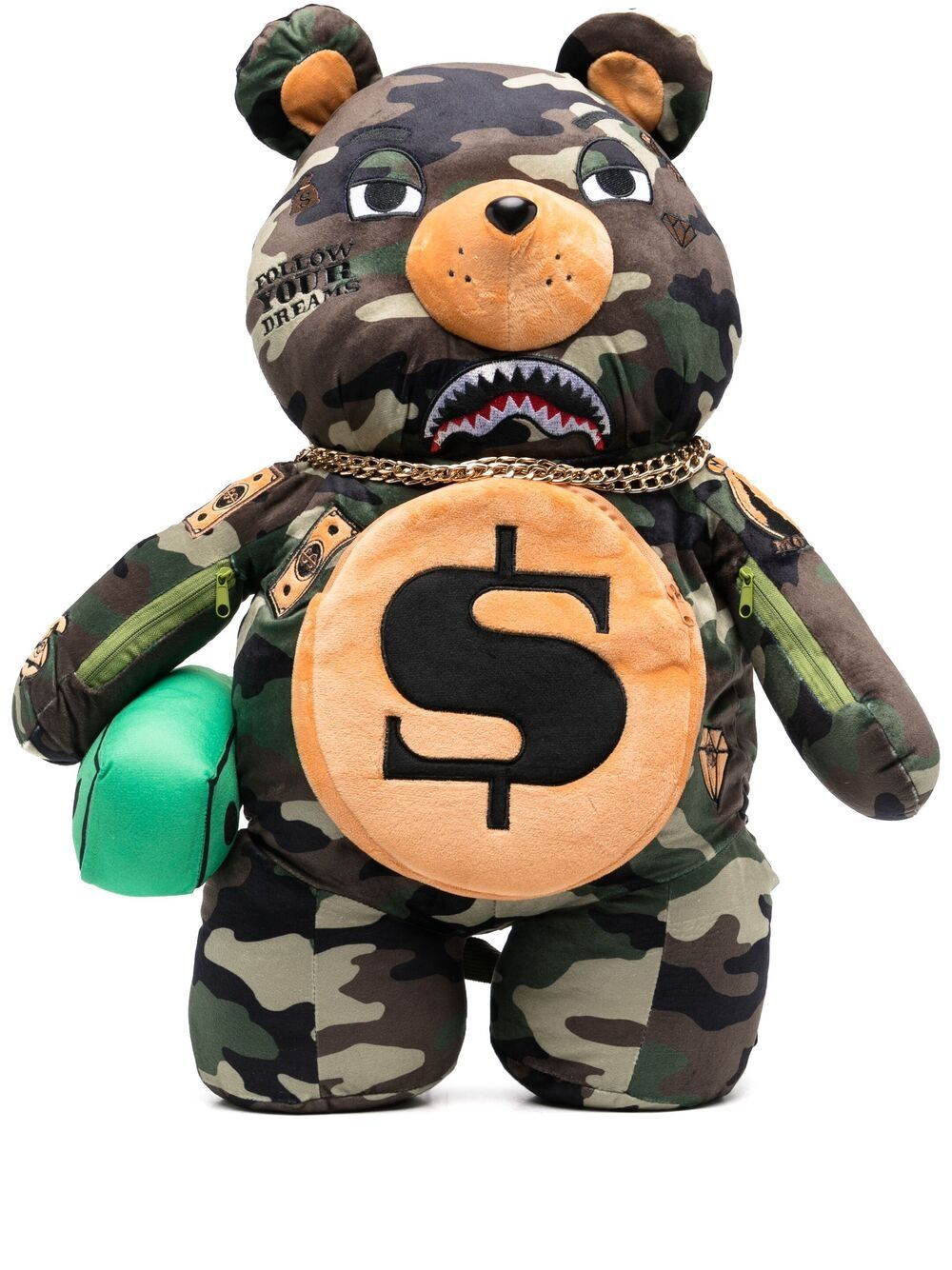 фото Sprayground рюкзак money bear