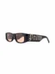 Image 2 of Palm Angels rectangle-frame Angel sunglasses