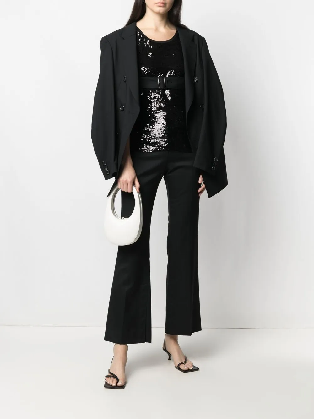 Junya Watanabe Blazer met dubbele rij knopen - Zwart