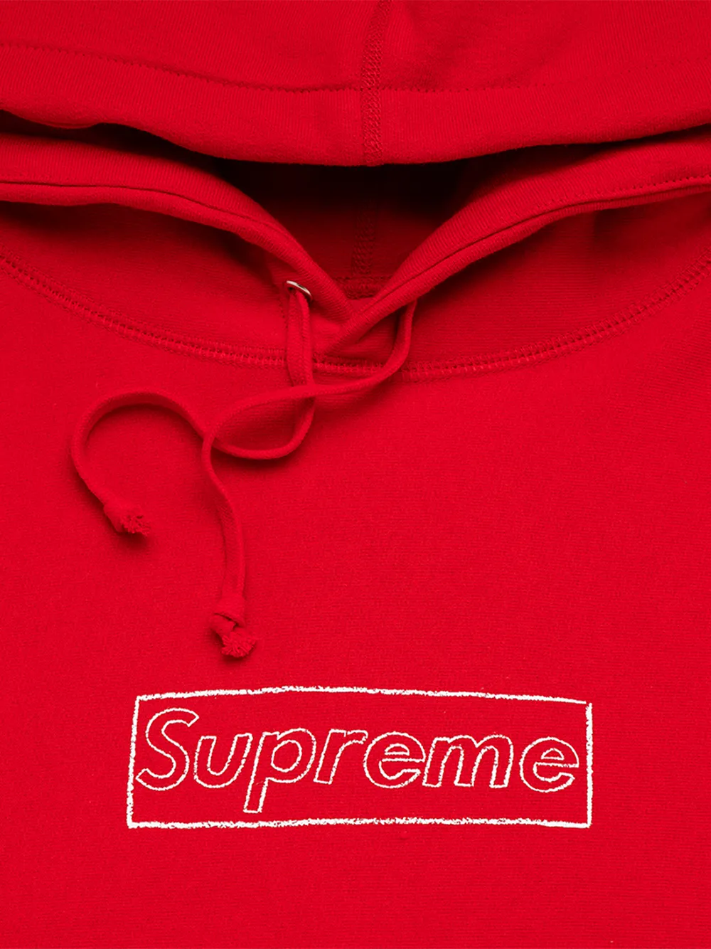 Supreme x Kaws Chalk Logo Hoodie Farfetch