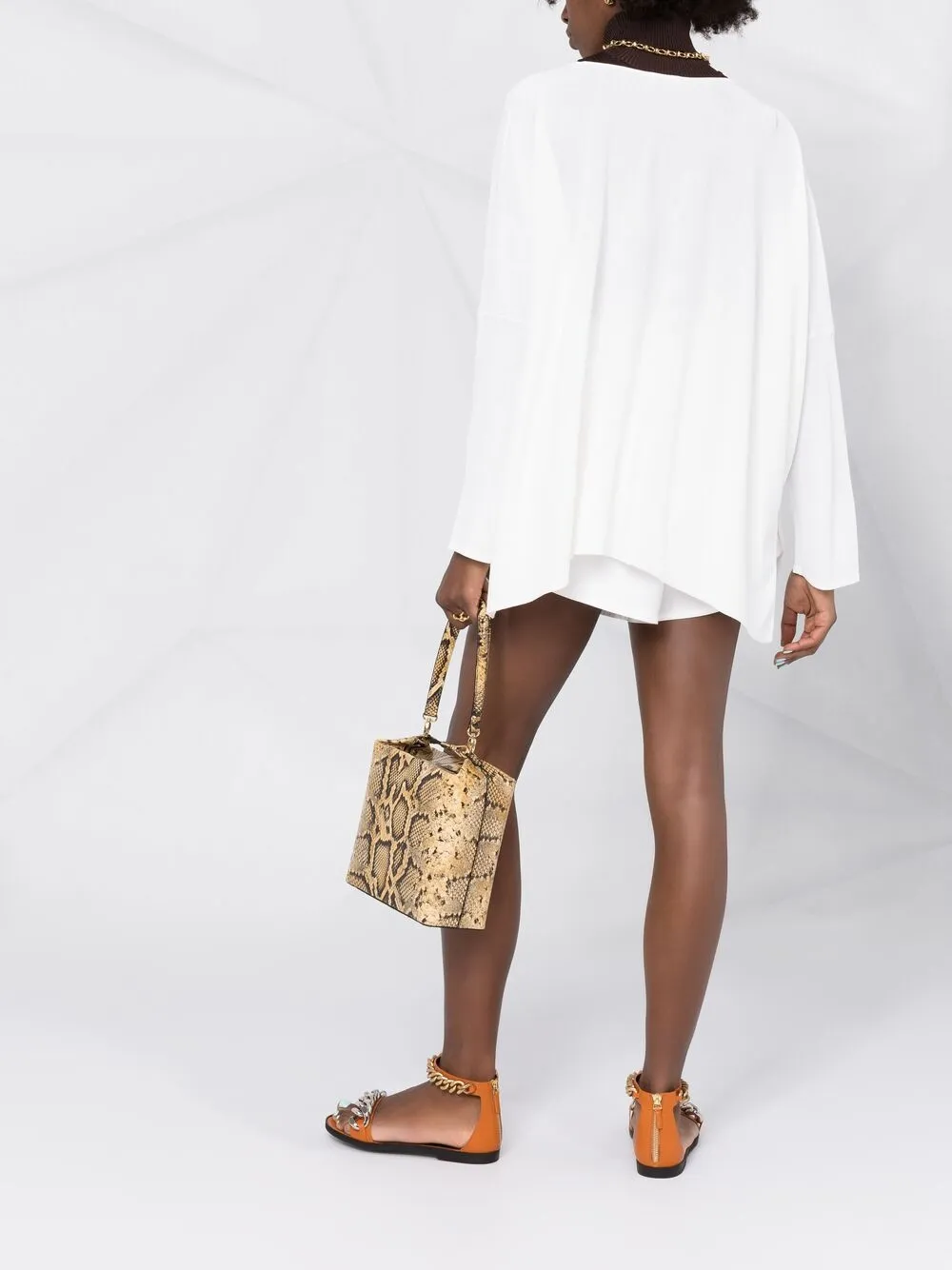P.A.R.O.S.H OVERSIZED FLARED CARDIGAN