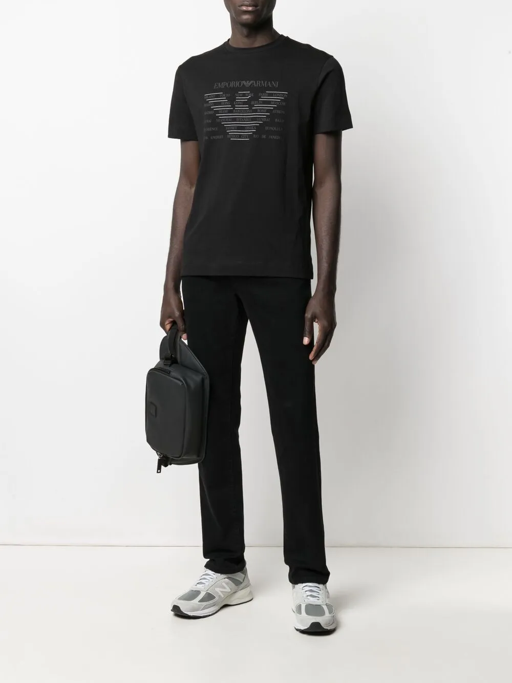 фото Emporio armani футболка с графичным принтом