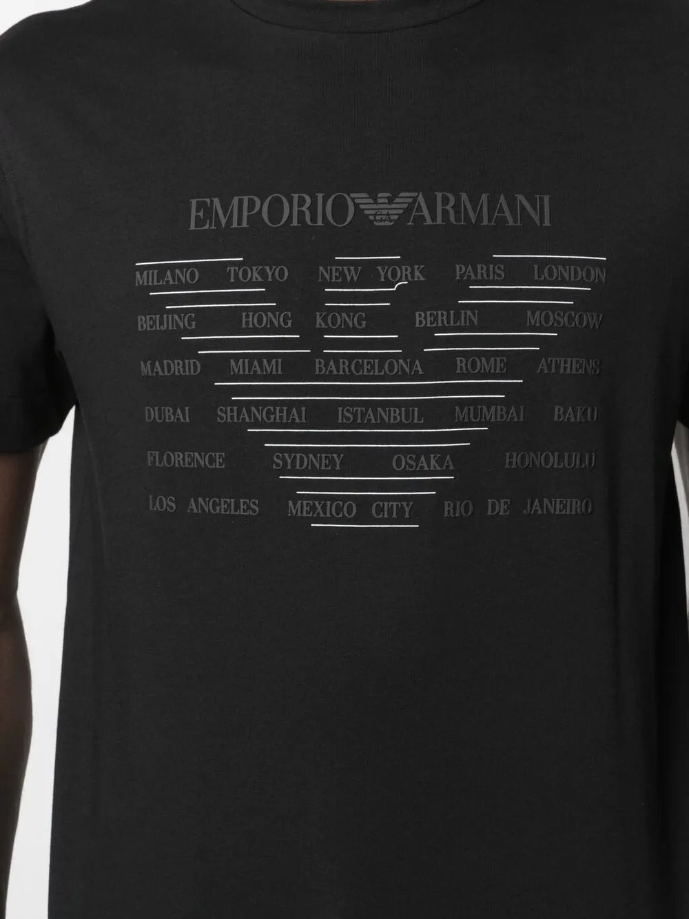 фото Emporio armani футболка с графичным принтом