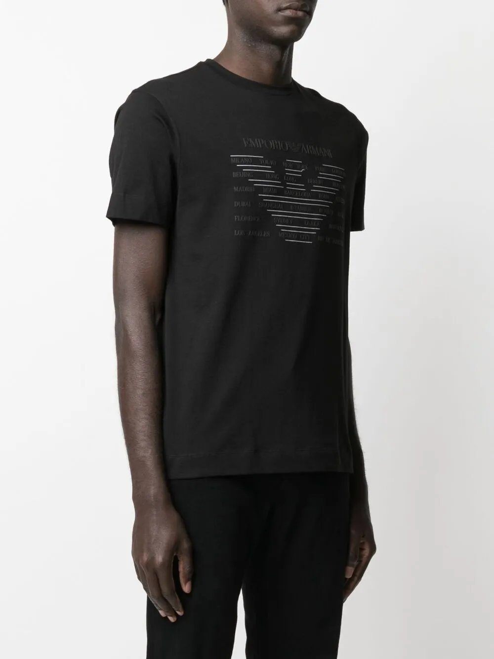 фото Emporio armani футболка с графичным принтом