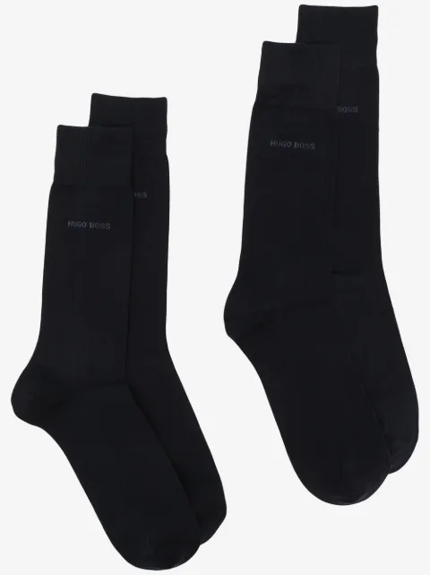 BOSS logo-print socks