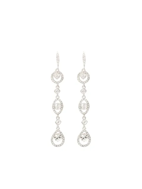 Givenchy Pre-Owned 2000s crystal-embellished dangle earrings