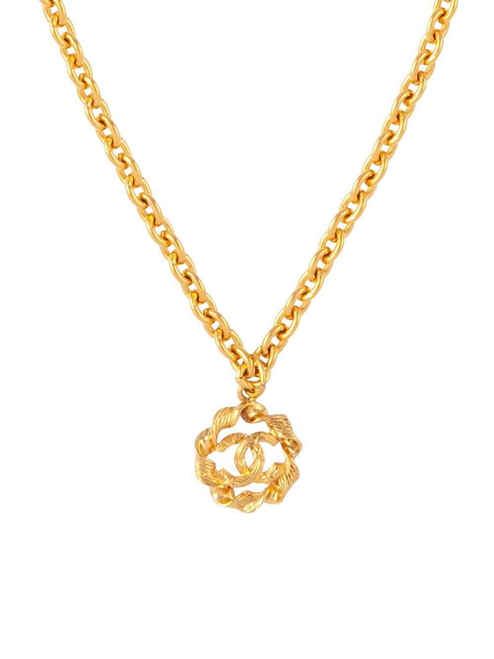 CHANEL Pre-Owned 1980s CC Pendant Chain Necklace - Farfetch