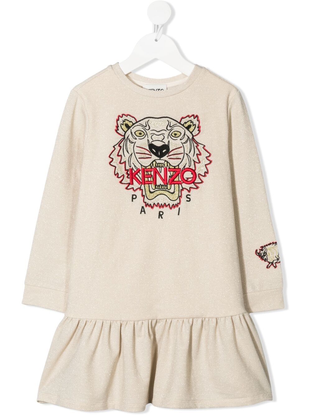 фото Kenzo kids платье с вышивкой tiger