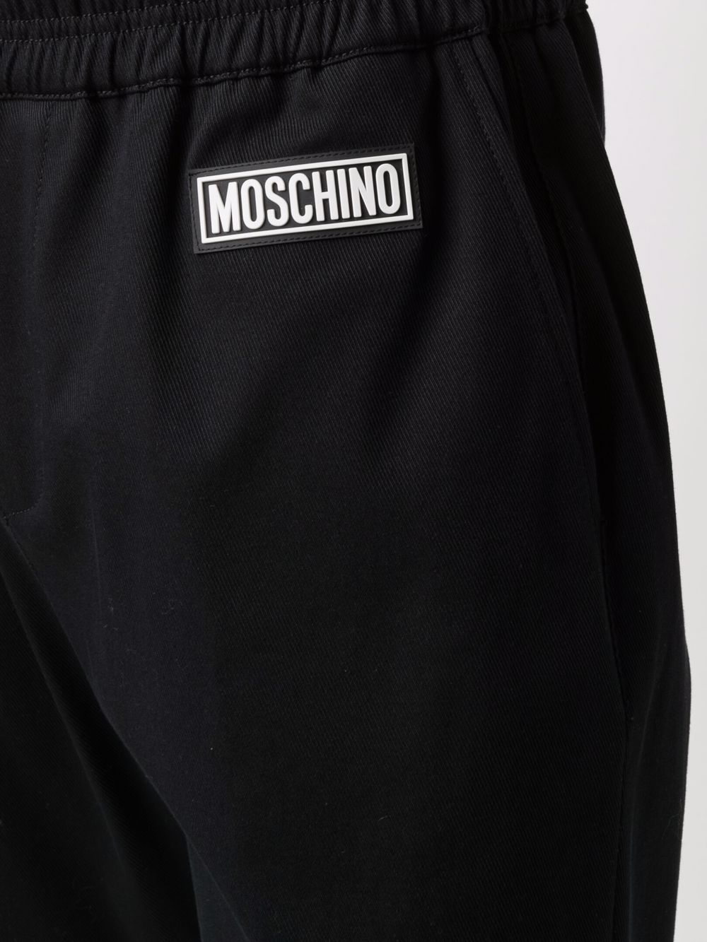 фото Moschino спортивные брюки с нашивкой-логотипом