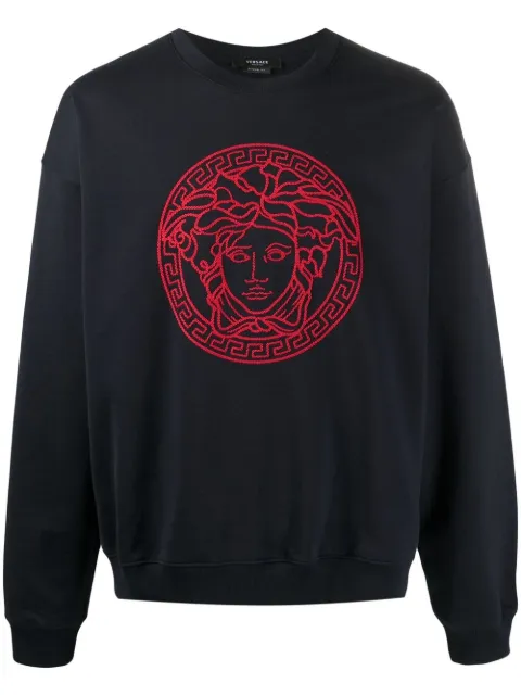 red versace sweatshirt