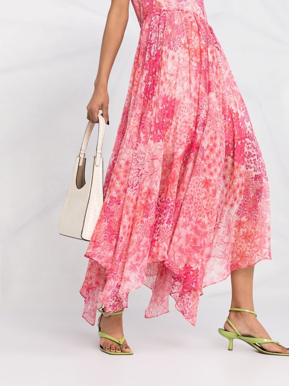 фото Twin-set платье макси с цветочным принтом