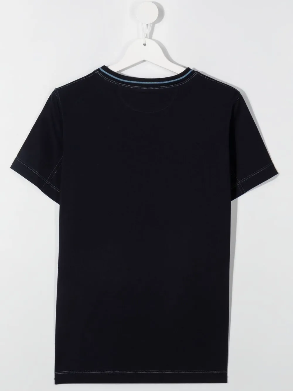 фото Brunello cucinelli kids футболка с накладным карманом и логотипом