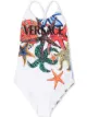 Image 1 of Versace Kids logo-print swimsuit