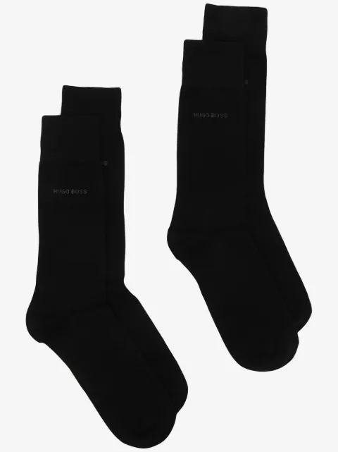 BOSS logo-print socks
