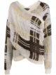 Image 1 of Y/Project ruched knitted jumper