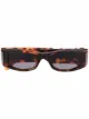 Image 1 of Palm Angels Angel rectangle-frame sunglasses