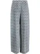 Image 1 of Giorgio Armani chevron printed silk trousers