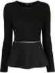Imagen 1 de Theory suéter de canalé con peplum