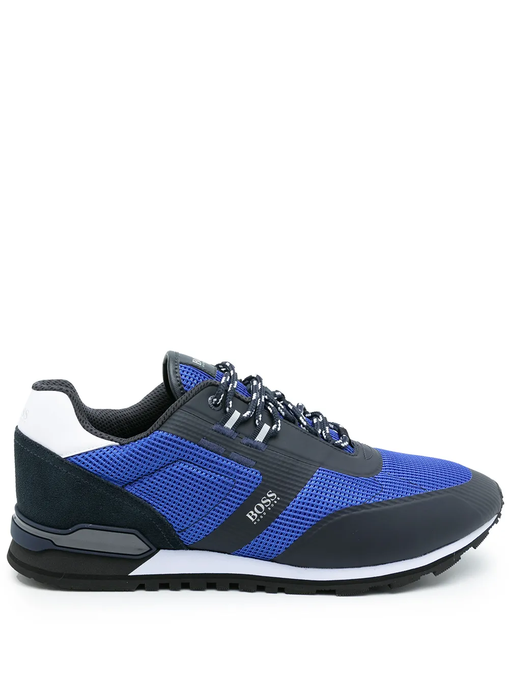 

BOSS panelled colourblock sneakers - Blue