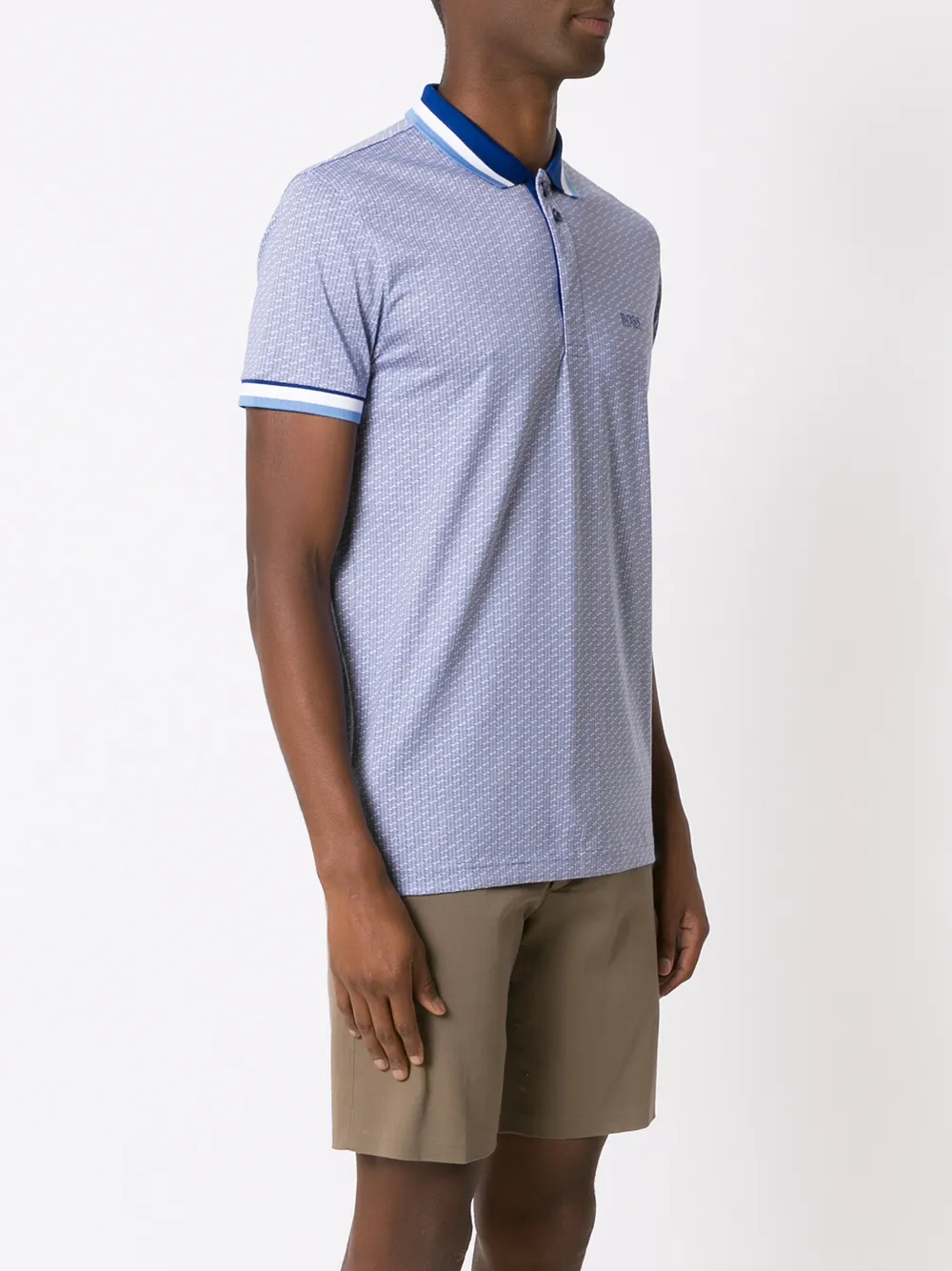 фото Boss рубашка поло paddy с принтом