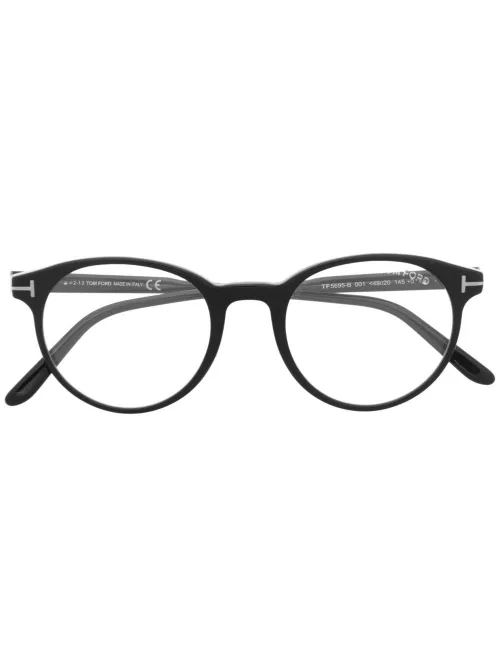 Lunettes de vue à monture ronde - TOM FORD Eyewear - Modalova