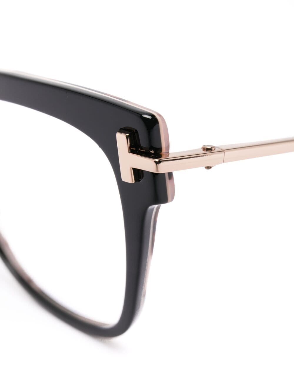 фото Tom ford eyewear очки ft5704b в квадратной оправе