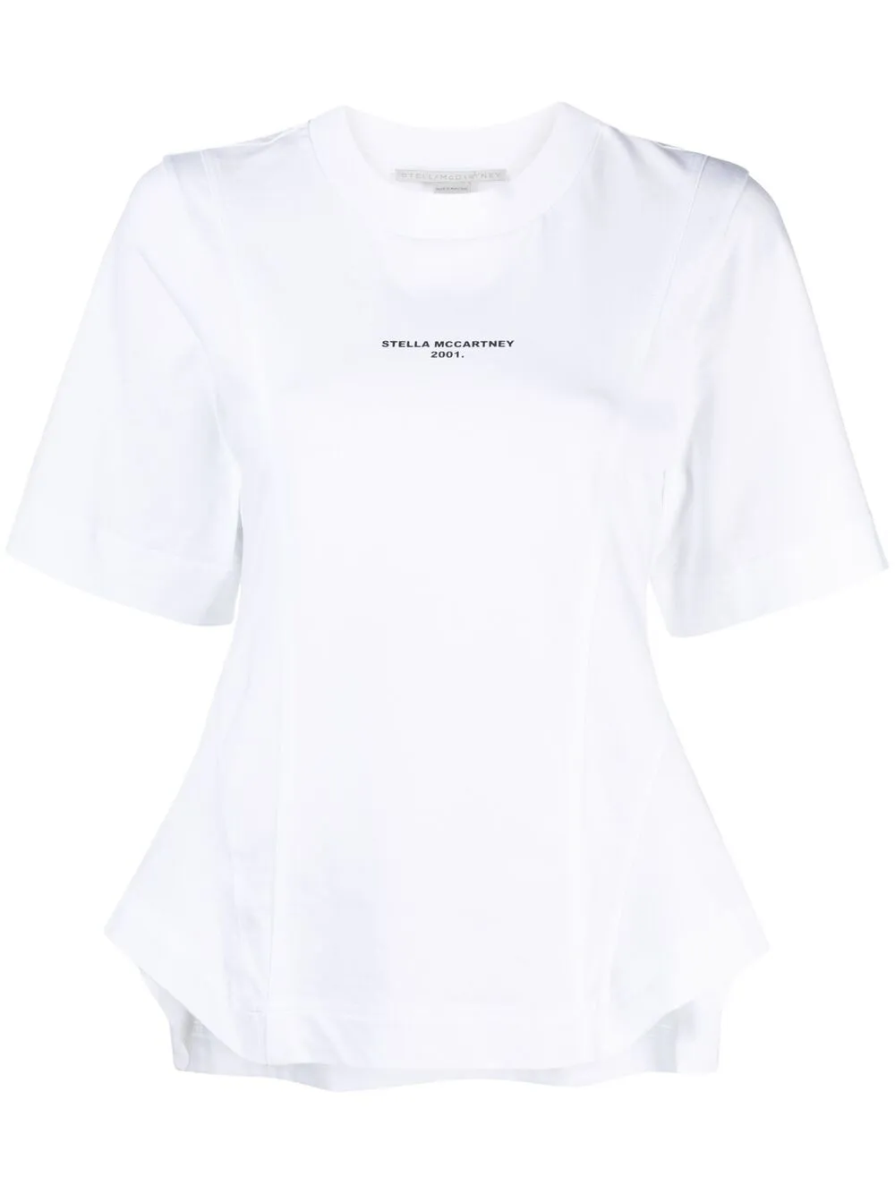 Stella McCartney playera con logo estampado - Blanco