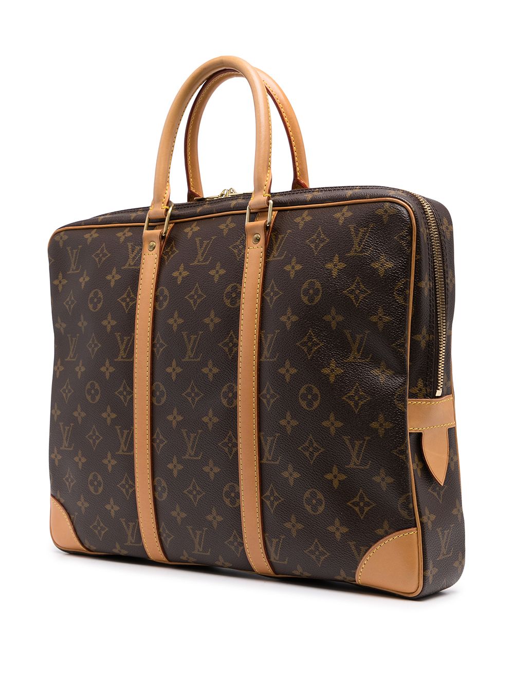 Louis Vuitton 1997 pre-owned Monogram Porte Documents Voyage Travel Bag -  Farfetch